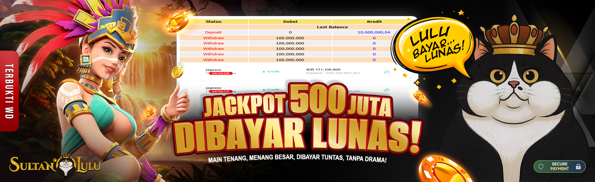JACKPOT BAYAR LUNAS